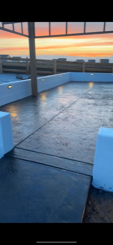 Stamped Concrete Installation