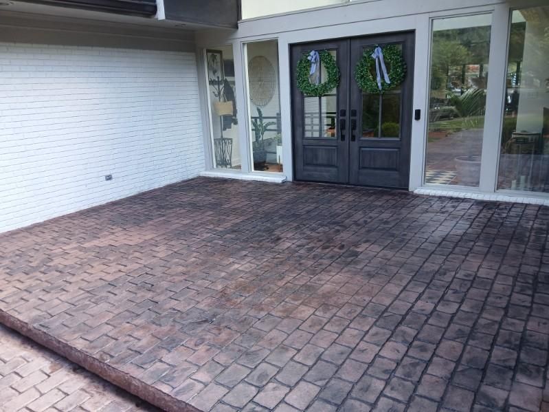 Stamped Concrete Installation