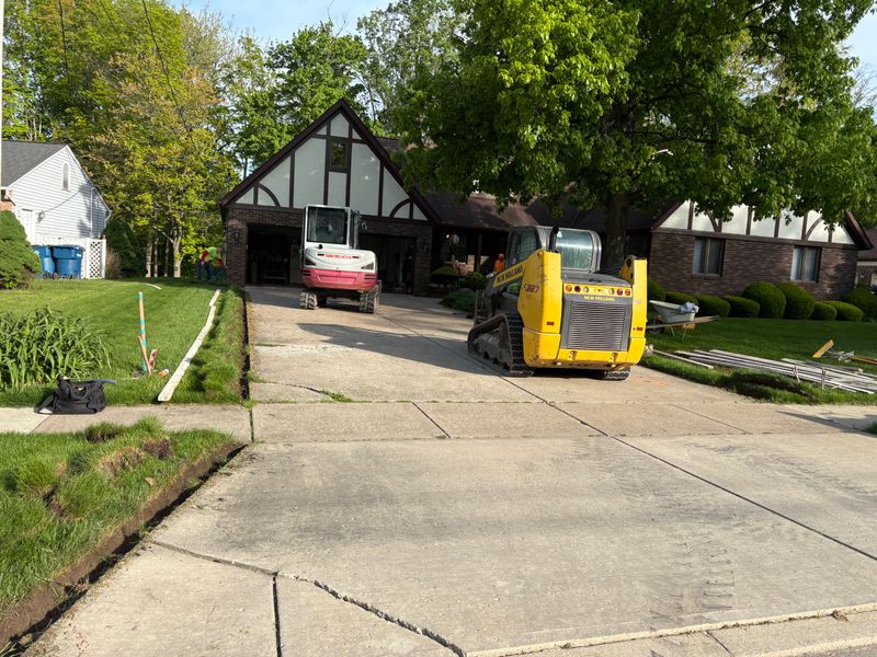 Driveway tear out and replacement