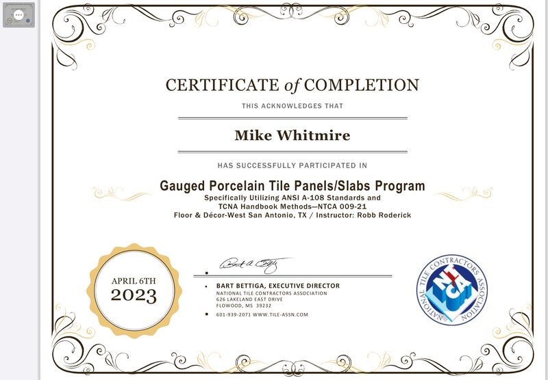 Certifications & Training