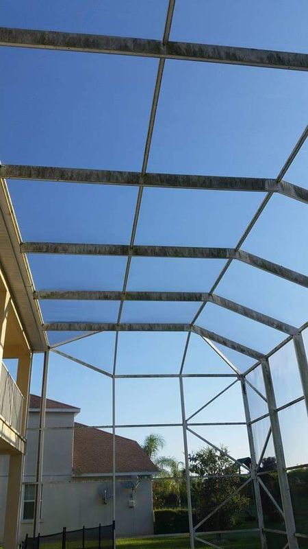Pool Deck and Pool Cage Cleaning