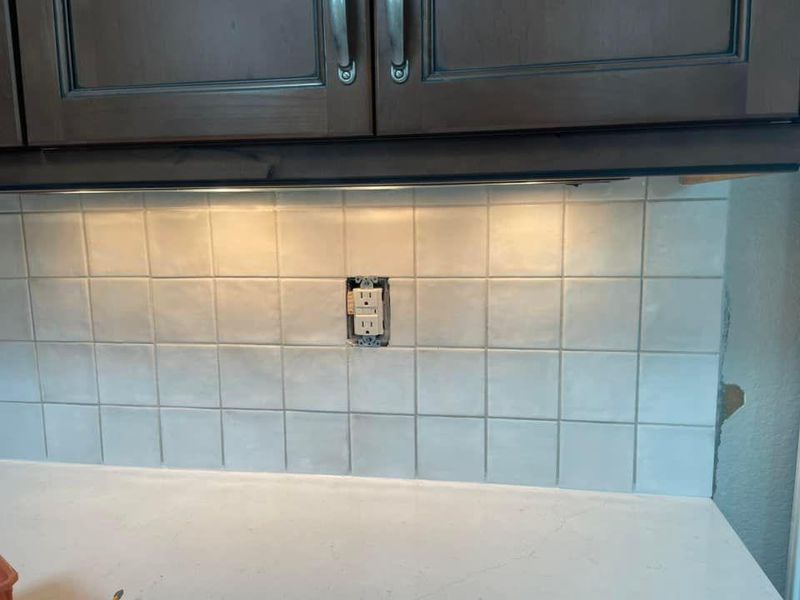Backsplash Install 