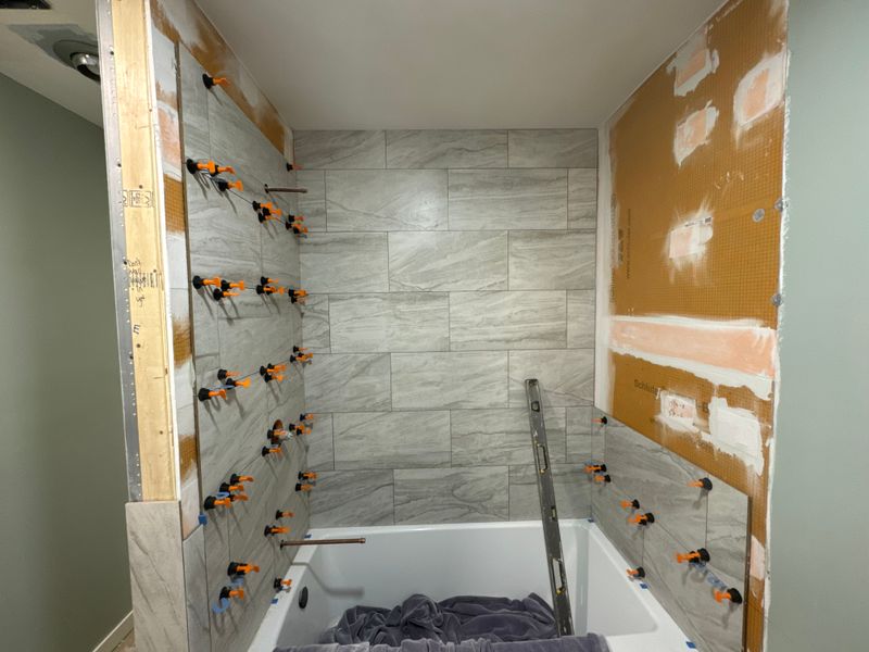 Tile showers and tub surrounds