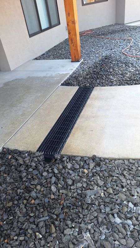Concrete cutting & Drainage Options