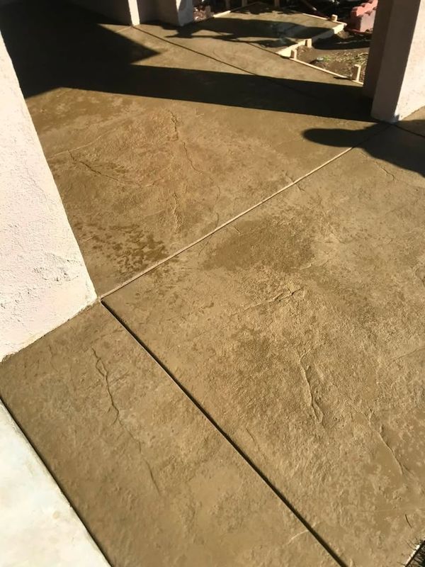 Stamped Concrete Installation