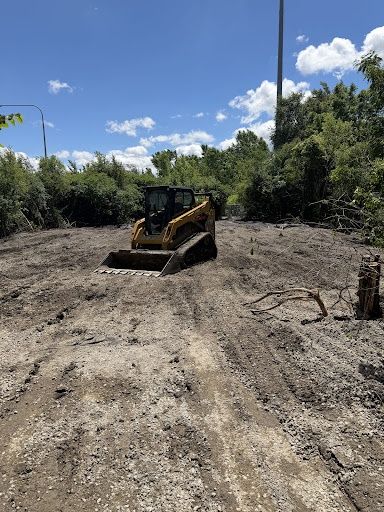 Efficient Land Transformation for a New Gravel Parking Lot