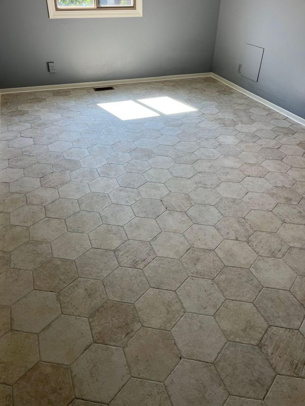 Tile installation