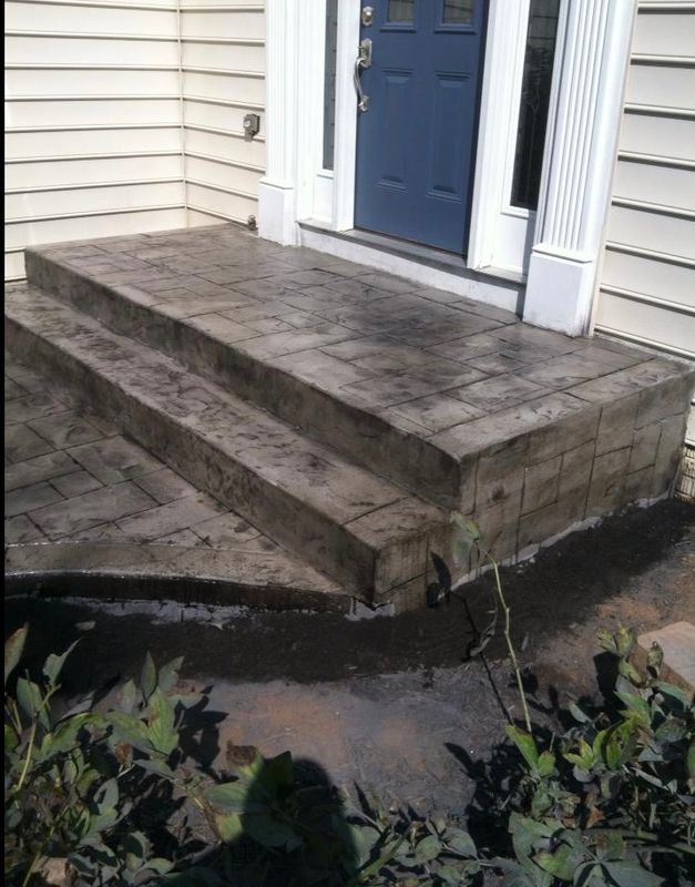 Stamped Concrete Installation
