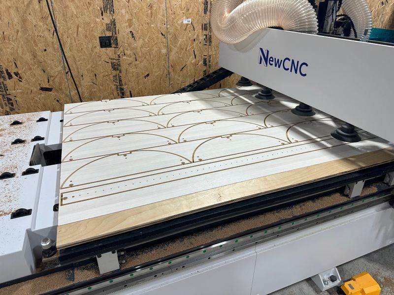 CNC cutting service for Cabinet parts and 1 pc Cabinet doors