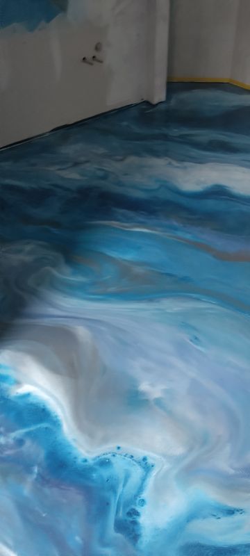 Epoxy floors and countertops