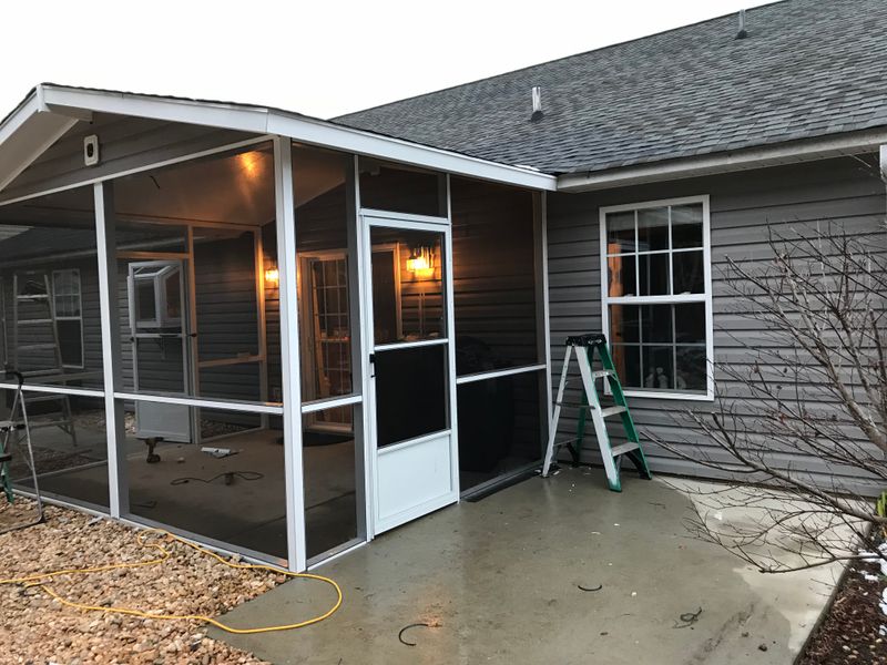 Panel Roof Screen Enclosure