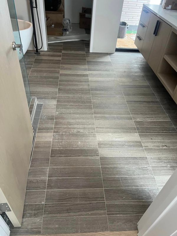 Floor installation Tile & natural stone
