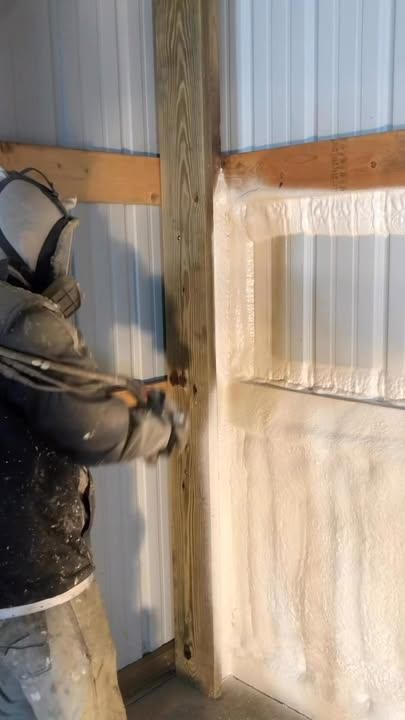 New Home Construction Spray Foam Insulation