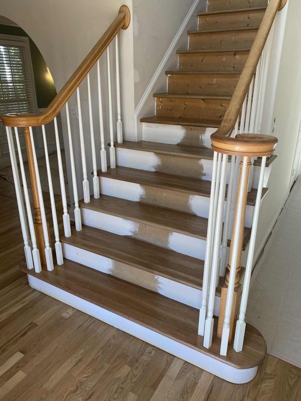 Hand rail refinishing