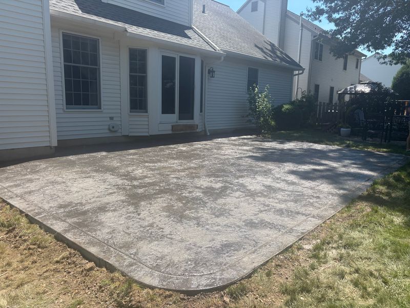 Stamped Concrete Installation