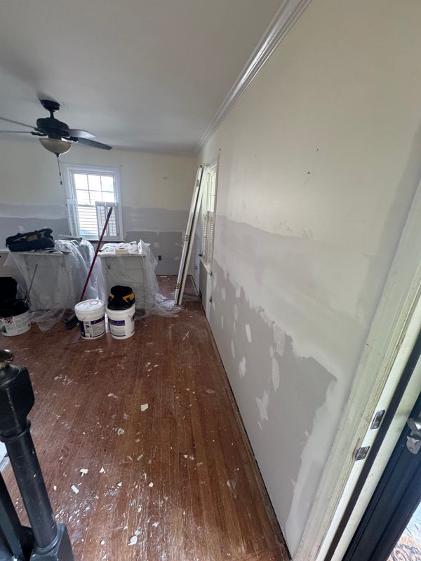 Drywall, spackling, and painting