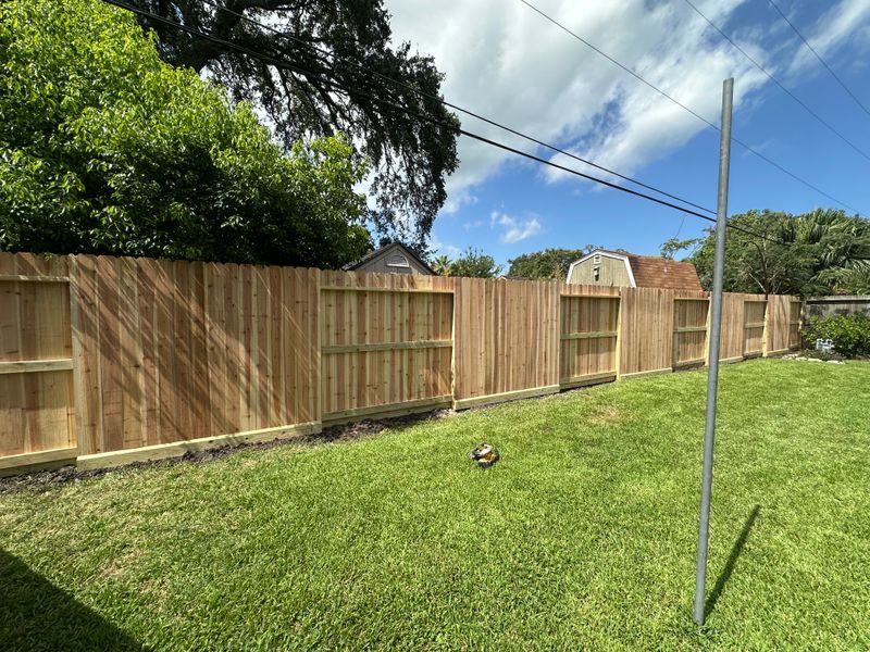 Wood Fence Installation