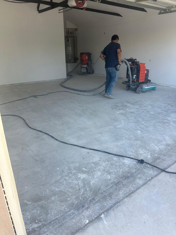 Epoxy garage floor