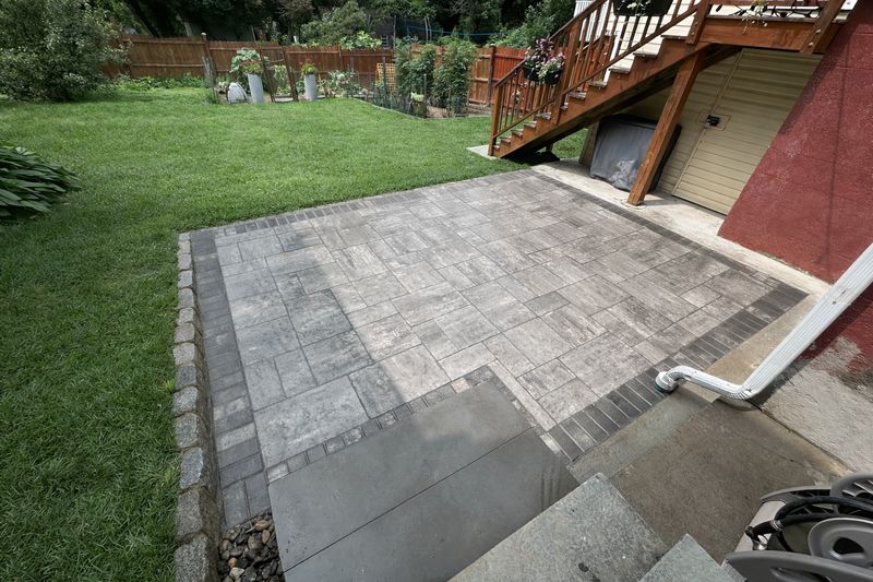 Hardscaping installation