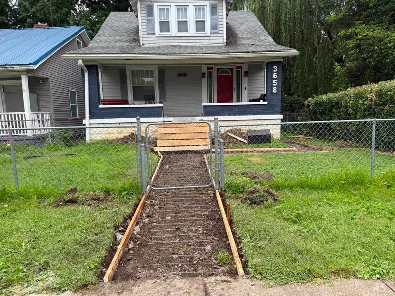 Concrete Step Installation