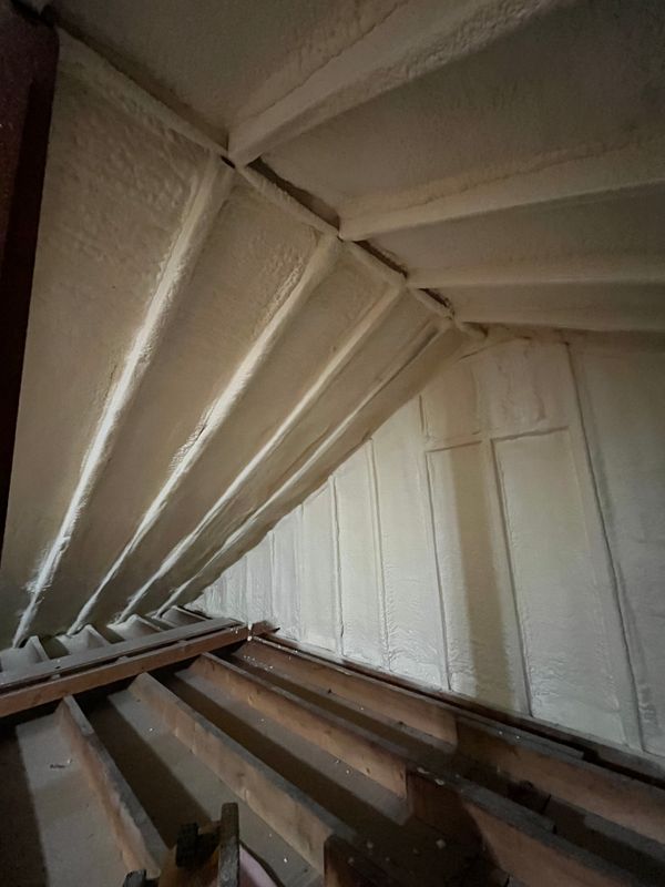New Home Construction Spray Foam Insulation