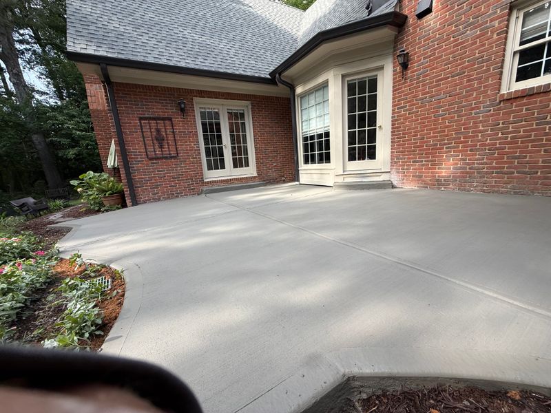 Concrete patios