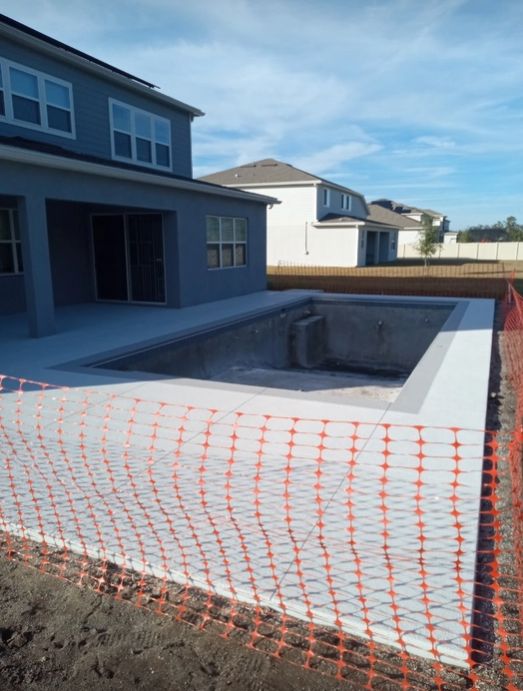 Pool deck resurfacing
