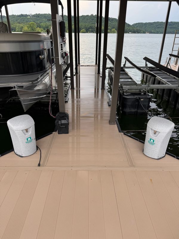 Lake Dock Pressure Washing