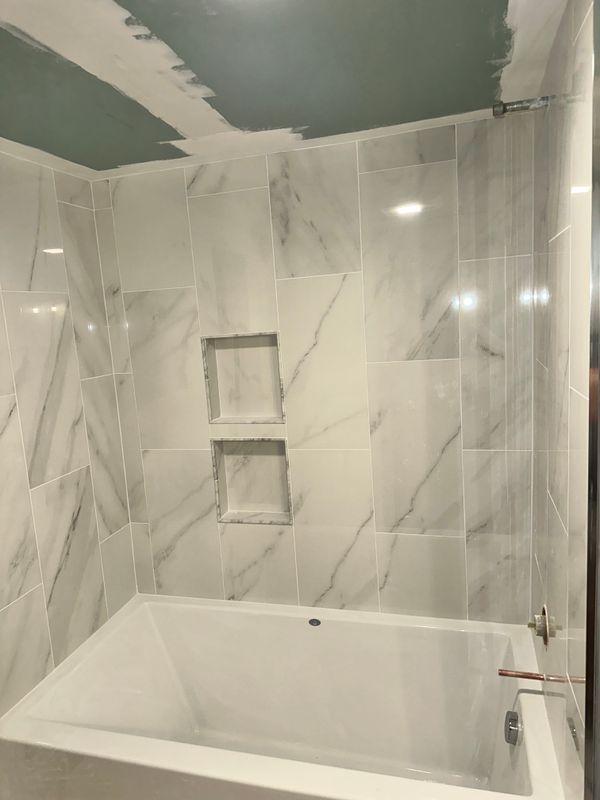 Tile showers and tub surrounds