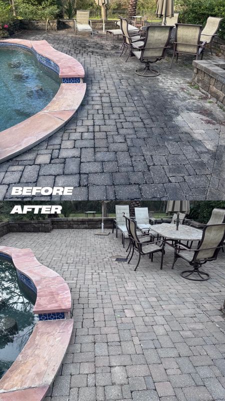 Paver/ Traventine Hardscape Cleaning & Sanding