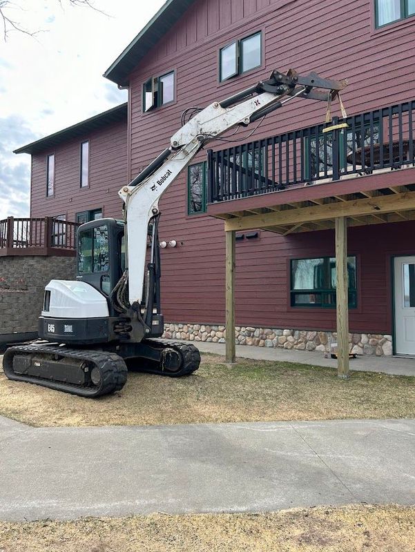 Lakeview Deck Transformation in Ranier MN