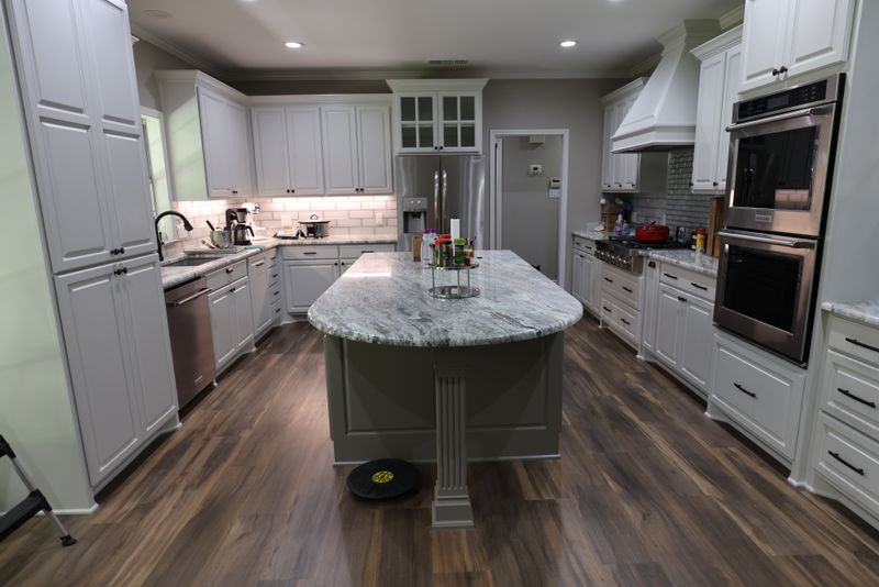 Elevating Spaces: Expert Cabinet Painting, Luxurious LVT Flooring, and Stunning Mosaic Backsplash by Affordable Remodeling ETX