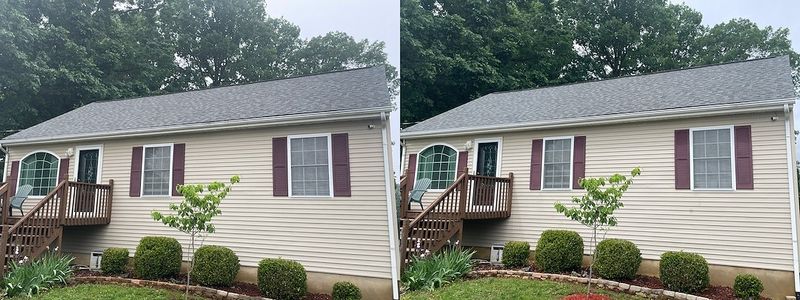 Garden City House & Shed Shine After Expert Wash in Roanoke, VA by Gunk B Gone Pro Wash