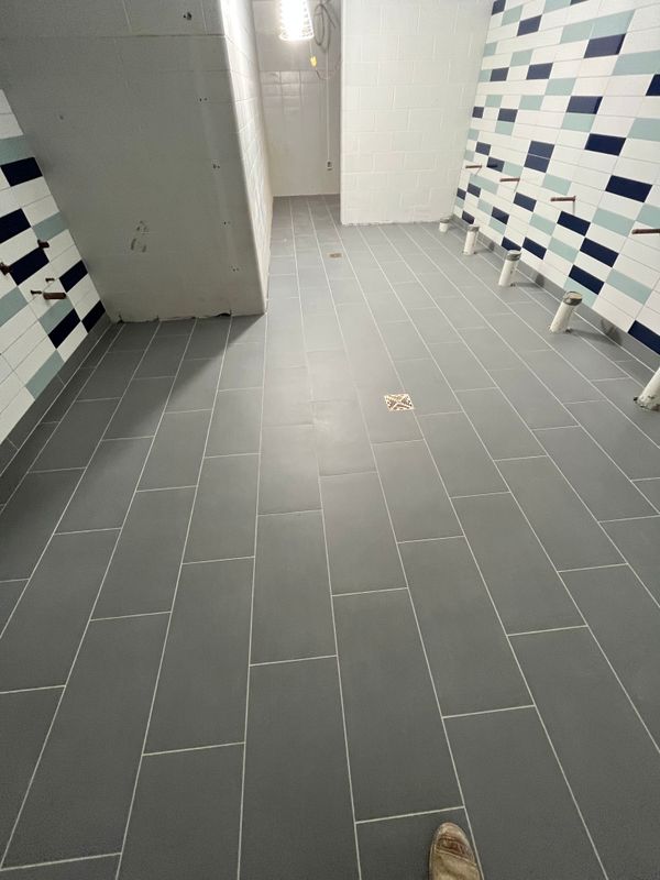 Tile installation