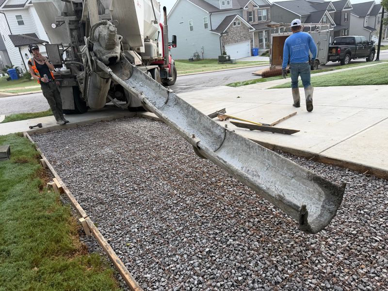 Concrete pouring and finishing