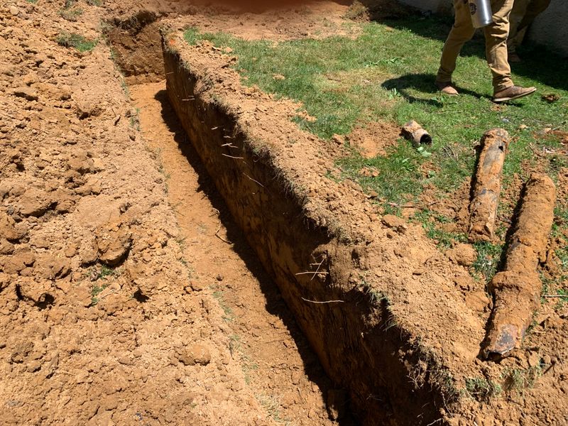 Outdoor French Drains