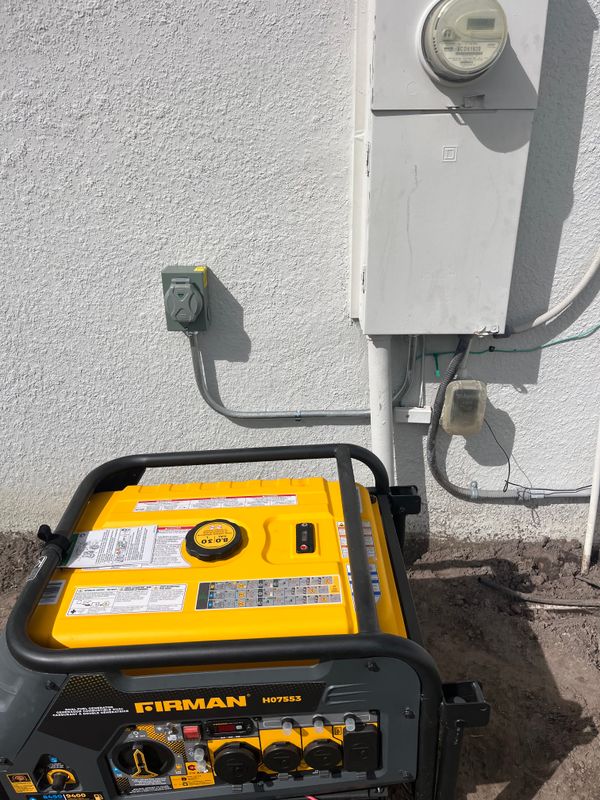 Generator Plugs and Interlock Safety Switch
