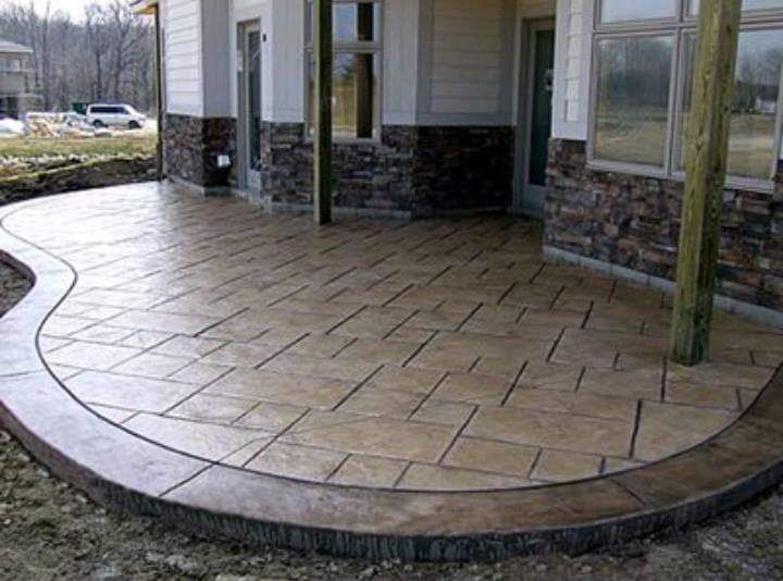 Stamped Concrete Installation