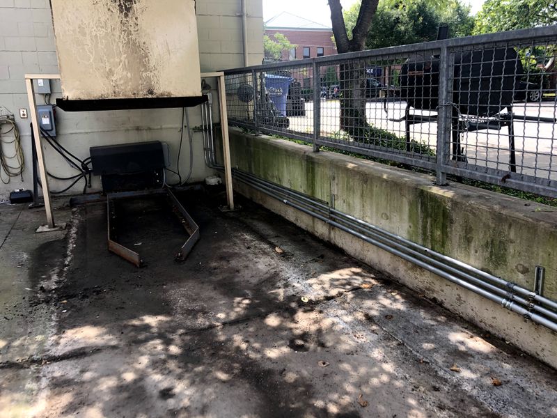 Eco-Safe Dumpster pad Cleaning