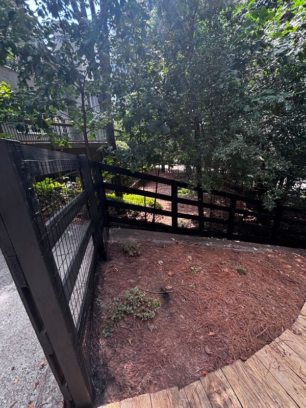 Fence installation