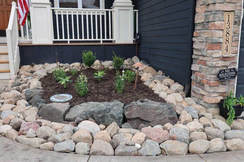 Decorative Rock Installation