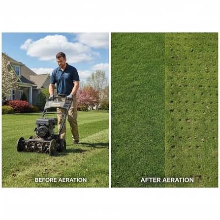 Aeration and Over Seeding