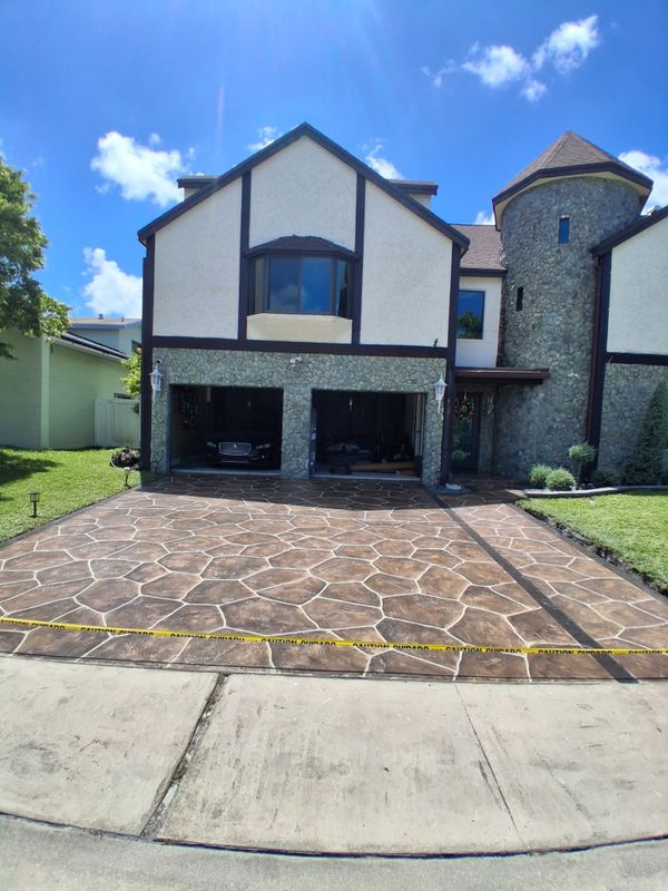 Decorative Concrete Overlay