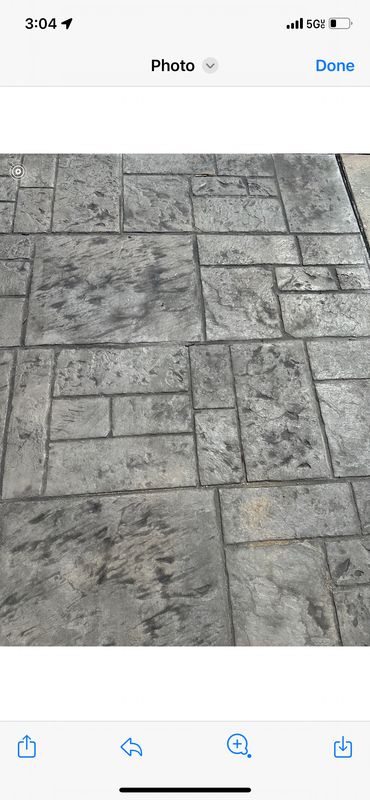 Stamped Concrete Installation