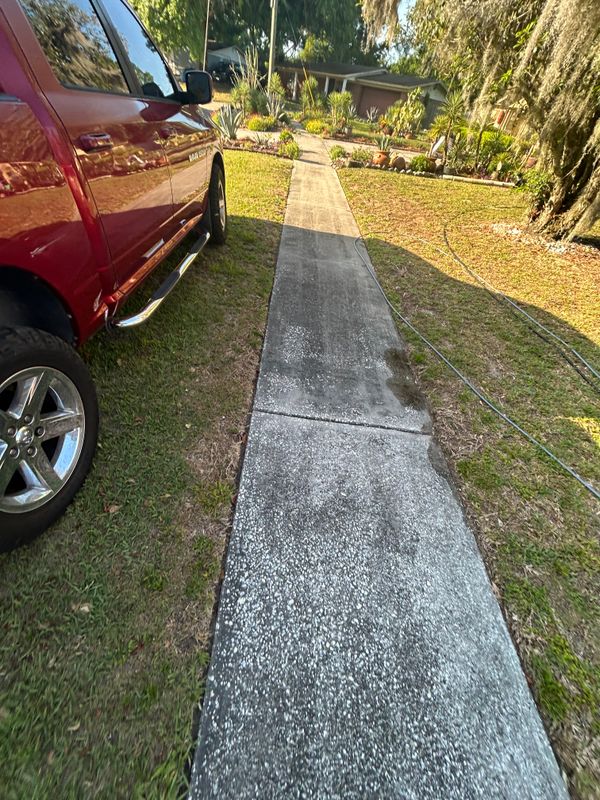 Driveway and Sidewalk Cleaning