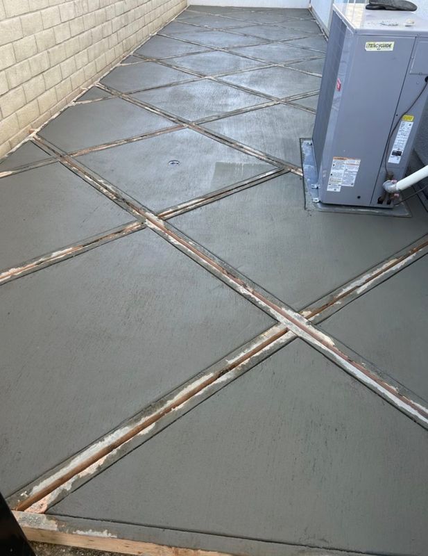 Stamped Concrete Installation