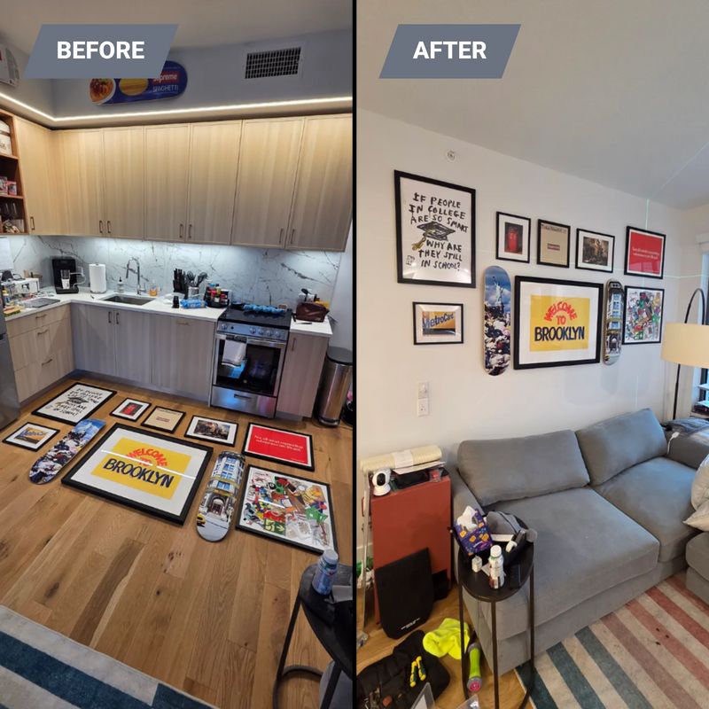 Picture hanging and Art installation