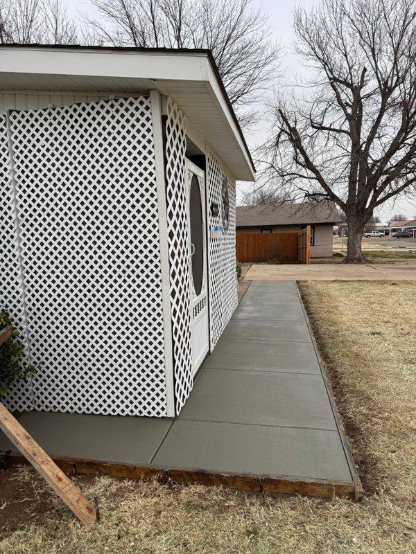 Sidewalk Installation