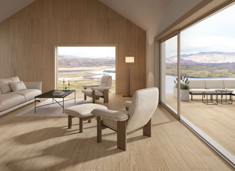 Woodlook porcelain tile 