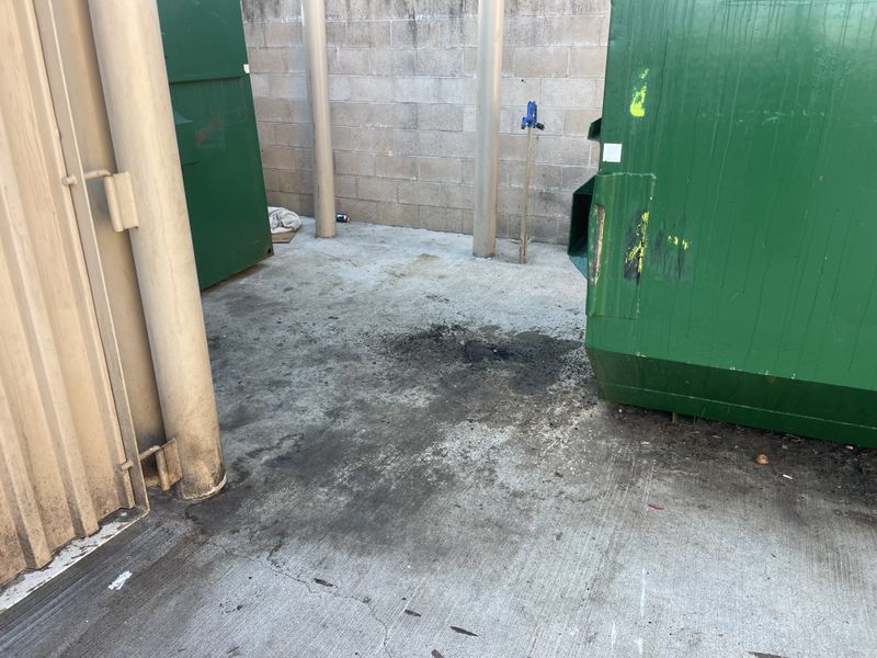 Eco-Safe Dumpster pad Cleaning